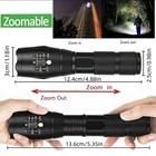 Super-bright 2000lm Led Tactical Flashlight 5 Modes Zoomable  Usa Shipping