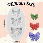 Bow Polymer Clay Mold Bowknot Bowtie Silicone Molds For Diy Craft Epoxy Resin   
