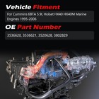 Turbocharger 3536620 3536621 3802829 Hx40m  For 1995-06 Cummins Marine 6bta 5 9l