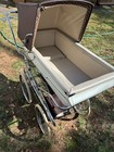 Vintage Silver Cross Kensington Carriage pram Chocolate Brown- With Diaper Ca se