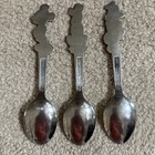 Vintage Walt Disney Stainless By Bonny Mickey  Donald Duck And Pluto Spoons