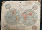 Old Vintage Rare Multi Color The World   Different Countries Maps Book