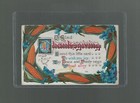 1911 Princeton Illinois Flag Cx Cover On Thanksgiving Corn Wreath Postcard