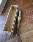Vintage Brass  Plumb Bob 7 Oz Removable Brass Top With String