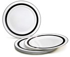   Occasions   120 Plates Pack  60 Guests  Heavyweight Premium Wedding Party D   
