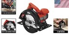 Precision 13 Amp Circular Saw With Easy Blade Change Feature - Red Model