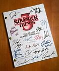 Stranger Things 3 Script Signed- The Battle Of Starcourt- Autograph Reprints