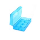 2x 18650 Battery Storage Case Colorful Plastic Protective Box For Two Batteries