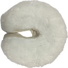 Therapist s Choice   Massage Table Fleece Face Cover 1 Count  pack Of 1   White 
