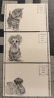 Lot Of 18 Assorted Vintage Fold And Seal Notes postalettes W seals-10 Designs