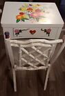 1952 Singer Sewing Machine 66-16 In Hand Painted Sewing Table 