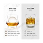 Clear Ice Ball Maker Mold  8 Large Whiskey Ice Cubes Mold  2 Inch Round Silic   