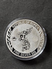 2021 South Korea 1 Oz Korean Tiger Komsco Silver Medal Round Coin