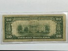 1929  20 National Currency Chicago Note Fine Condition