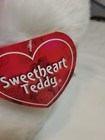 Dan Dee    sweetheart Teddy Bear  White Bear W red Heart  2008 20  Plush 