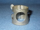 Vintage Selmer Paris Clarinet Ligature   Mouthpiece Cap - Nickel Silver - Read 