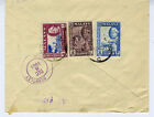 1961 Cover From Kuala Lumpur Malasia With Registry Label 3 Different Stamps