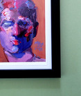 Peter Max   Collectable   Pop Art  Plate Signed Vintage Print    New Black Frame