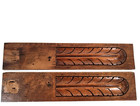2 Decorative Wood Carving Pediment 12 76 In Antique French Architectural Salvage