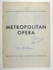Program 1958 Season Metropolitan Opera Die Walkuere Otto Edelmann Irene Dalis