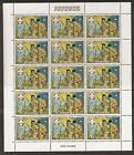 Aitutaki  Cook Islands  Sc   282 Scouting Year  Hiking  Complete Sheet  Mnh