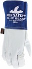 12 Pack Of 4850 Mcr Safety Blue Beast Premium Leather Welding Work Gloves Xl New