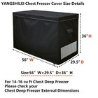 Chest Deep Freezer Cover For 14-16 Cu Ft Chest Deep Freezer Waterproof Dustproof