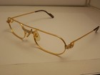 Cartier Must Louis Eyeglasses Frame 53 20 130 18k Gold Filled Sunglasses 80 s