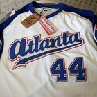 Atlanta Black Crackers  Negro League Baseball Jersey Xl Adult Headgear Classics