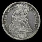 Seated Liberty Dime  g  Love Token