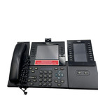 Lot Of 5 Cisco Cp-9971 Voip Video Conference Ip Phone W  Key Expansion Module