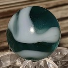 Vintage Marble  Christensen Agate Transparent Swirl Marble  5 8  Mint