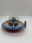 Vintage 1960s  spacecraft Jupiter  Mechanical Tin Flying Saucer     100  Complete