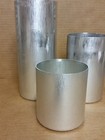 Round Pillar Seamless Aluminum Candle Molds 4 Inch Size  you Choose Height 
