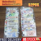 Lots 52 Pcs Different World Banknotes Paper Money Foreign Unc Collection Gift