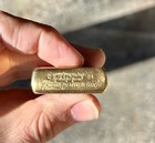 Us Navy Engraved Zippo Lighter   Solid Brass Armor Case   Made In Usa  