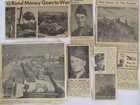 Vintage 1942-45 Armored Division Tanks Newspaper Ads   Clippings Lot