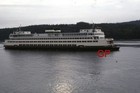  xx128- A Old 35mm Slide Photo- Big Passenger Ship - 1978