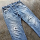 Vintage Levis 501 Mens 36x32 Light Wash Button Fly Jeans Made In Usa 1997