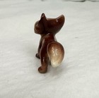 Vintage Hagen Renaker Fox Baby Miniature Eyes Closed Trinket Red Fox 1    Paw Up