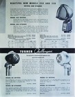 Vintage 1940 s Turner Bx Crystal  bullet  Harp Microphone W S34a Shure Stand