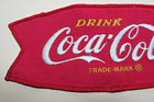 Large Fish Tail Coca Cola Patch Vintage Uniform Soda Cola Advertising Back Patch