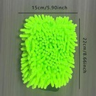 2 Pcs Microfiber Car Wash Mitt Scratch Free Ultra Absorbent Car Cleaning Gloves