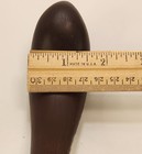 Vtg Mid Century Modern Teak Dark Wood Curvy Carved Bird Danish Mcm 6 5 