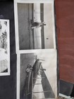 Vintage 1931 Black   White Snapshot Scrapbook Photo Album 4x6 Aviation