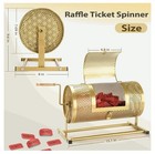 Raffle Drum Lottery Cage Holds 2000 Tickets 80 Bingo Balls 15 1lx8wx9 6h