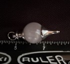 Rose Quartz Crystal Pendant Bead Dowsing Stone Pendulum Necklace Amulet Reiki