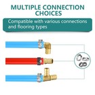 1 2 Inch  Blue   Red Pex-b Pipe 2 X 100 Ft Pex B Tubing With A Pipe Cutter