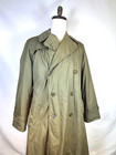 Wwii - Ww2 Us Army M38 Officers Trench Coat With Wool Liner - Dated