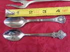 Vintage Mix Lot Of 15 Silver Plate Demitasse Spoons  Fork Mix Makers   Patterns